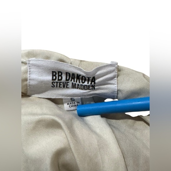 BB Dakota by Steve Madden Cream Faux Fur Vest EUC Bohemian Coastal Soft Floof - Picture 6 of 11